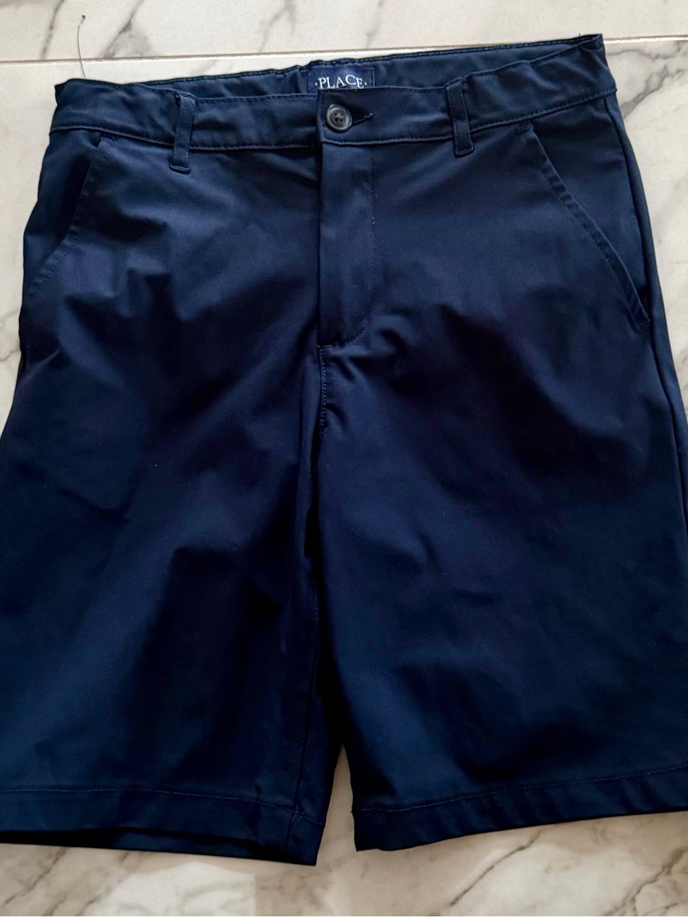 The Children's Place Boys Navy Performance Shorts Sz 14
